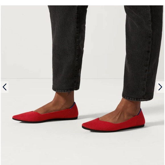 Rothy’s The Point flats in chili - red with blue 7.5 - Picture 10 of 11